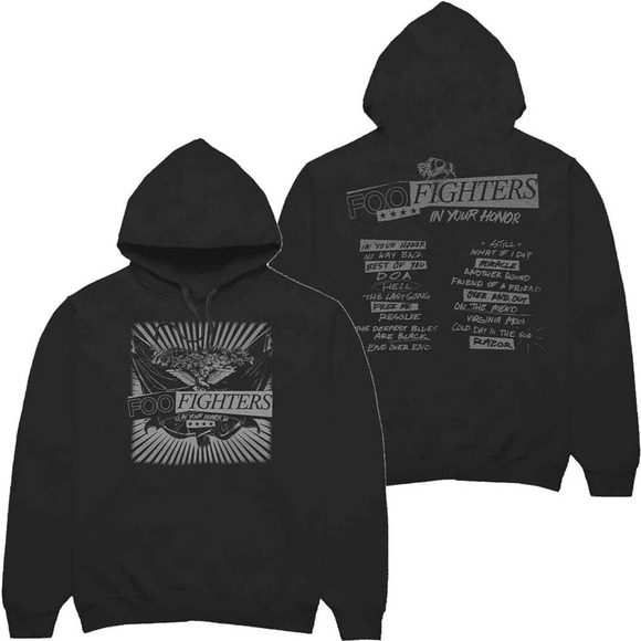 Hot Topic Other - Foo Fighters Men's In Your Honor Album Tracklisting Hoodie Sweatshirt